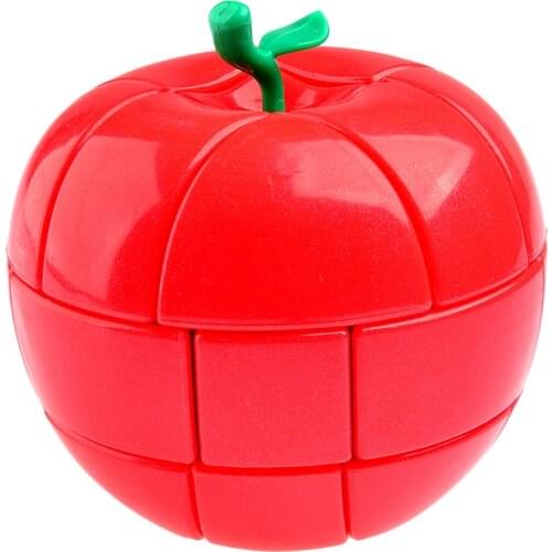 YongJun YJ 3x3x3 Red Apple Style Strange-shape Puzzles Magic Cubes For Kids Child Smooth Educational Toys Speed Cubo Magico