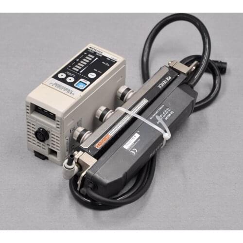 KEYENCE SJ-M030 third generation electrostatic precipitator with SJ-M300 static eliminator controller set for sale