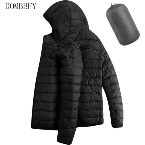 Mens Ultralight Portable Hooded White Duck Down Jacket Male Windbreaker Feather Parka Autumn Winter Warm Coat Outwear Overcoats