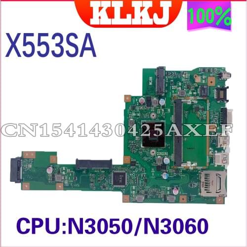 Dinzi X553SA Laptop motherboard for ASUS X553SA X553S original mainboard N3050