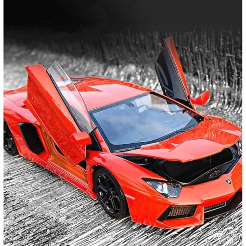 WELLY 1:24 Lamborghini LP700-4 alloy car model die-cast toy car collection gift non-remote control type transport vehicle
