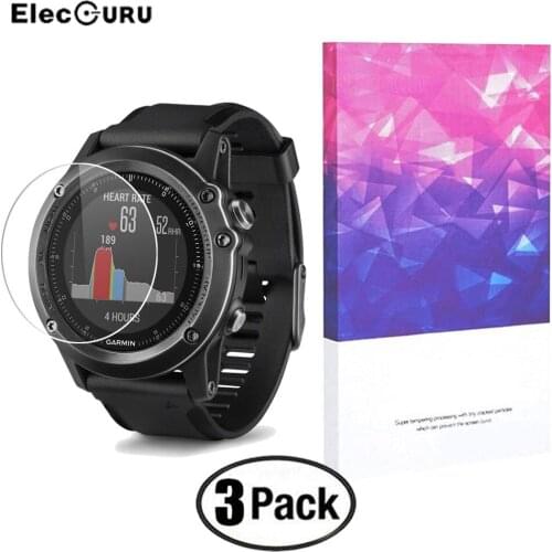 Soft Ultra Thin Screen Protector for Garmin Fenix 3 HR Watch HD Anti Scratch Bubble-free Protective Film(Not Tempered Glass)