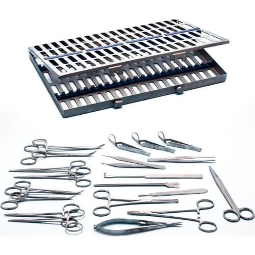 20 pieces German Canine Spay Pack kit set Spaying procedure surgery surgical instruments tools animal veterinary pet clinic set