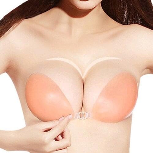 Breast pad female silicone thick thick extra thick gather swimwear chest stickers dress wedding special invisible bra