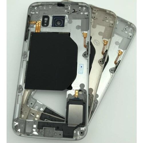For sm S6 G920 Original new middle frame Housing Case mobile phone Middle Bezel Back frame components repair refurbish