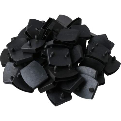 Plastic Double Centre Caps Holders Replacement for Holding and Securing Wooden Slats on The Bed Base Pack of 50