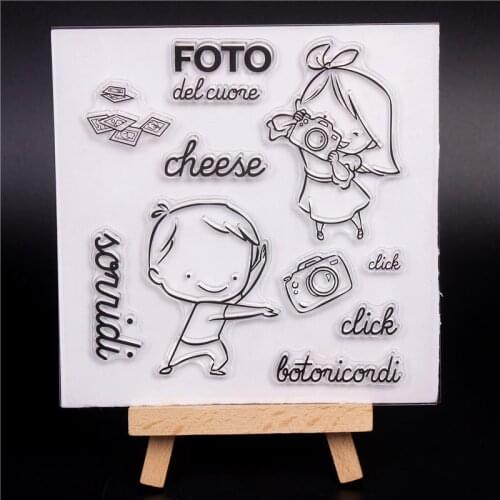 Photograph Transparent Clear Silicone Stamp/Seal for DIY scrapbooking/photo album Decorative clear stamps