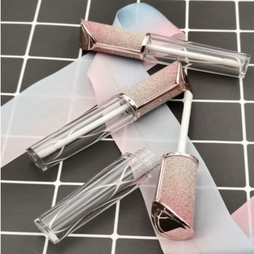 5ml Empty Lip Gloss Tube Container Clear Lip Balm Tubes DIY Plastic Lipstick Refillable Bottles Lipgloss Packing Bottles