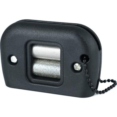 Hand Held Skate Sharpening Skating Tool 80# 400# diamond dual Sharpener Ice Skates Blade Sharpener snow skiing Skate Sharpener