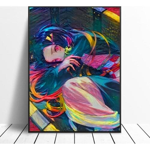 Cutest Demon Ever Waitress Canvas Painting Art Print Poster Picture Wall Modern Minimalist Bedroom Living Room Decoration