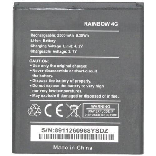 High Quality Rainbow 4G battery for Wiko Rainbow 4G Accumulator Mobile Phone Batteries