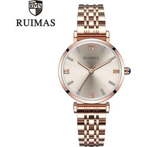 Woman Watches Rose Gold Top Brand Fashion Luxury Women Quartz Waterproof Watch Ladies Wrist Watch