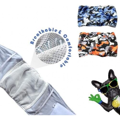 2019 New Male Pet Dog Diaper Nappy Pants Large Size Belly Wrap Band Puppy Sanitary Underwear For Dog Panties Pets Clothing