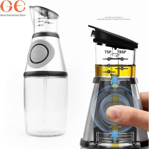 250ml olive oil metering bottle for kitchen cooking vinegar glass dispenser sprayer or olive oil dispenser Kitchen