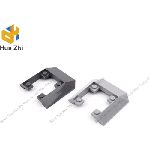 4PCS 2876 Wedge Sloped 45° 6x6 Double / 33°[Train Roof End]Building Blocks Parts MOC DIY Education Build Toys Brick
