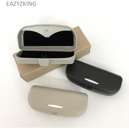 EAZYZKING Car Glasses Case Holder Box For Hyundai ix35 iX45 iX25 i20 i30 Sonata Verna Solaris Elantra Accent