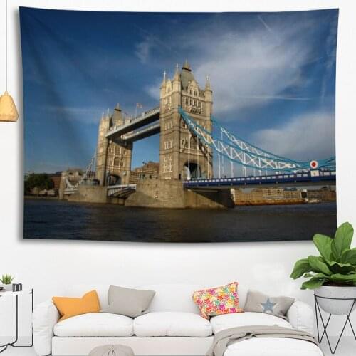 Hot Sale Custom London Large Wall Tapestry Wall Hanging Bohemian Wall Tapestries Mandala Wall Art Decor