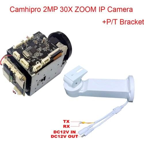 P/T bracket Wireless wifi 2MP 30X ZOOM Humanoid SONY IMX 307 IP Camera DV Recorder Support SD MIC Speaker
