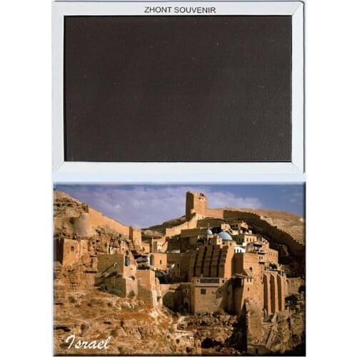 Israel_Mar_Saba_Monastery Metal wrapped TinPlate Fridge Magnets 22046,Quality Souvenirs for world Attraction