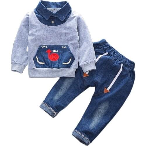 Children Clothing Sets Boy Autumn 2 Piece Girls Clothes Sets Coat Sport Suit Boys Clothes Sets Cartoon Cotton Clothes For Girls