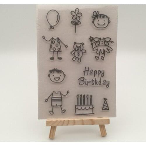 Love boy girl Transparent stencil for DIY Scrapbooking/Card Making/Kids Christmas Fun Decoration Supplies