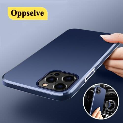 Magnetic Silicone Phone Case For iPhone 12 11 Pro Max Mini 7 8 6 6S Plus XR X XS Max SE 2020 Soft Magnet Back Phone Shell Cover