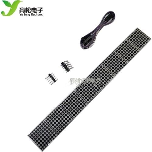 MAX7219 dot matrix 8 dot matrix eight-in-one display MCU control and drive LED module