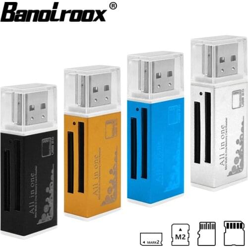 Multi-Function Card Reader All in one USB C Memory Card Reader for TF M2 MMC MS Micro SD Card Reader Adapter lector de tarjetas