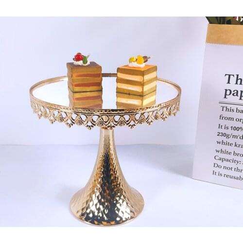 Gold Cake Stand Set Cupcake Tray Cake Tools Home Decoration Dessert Table Decorating Party Wedding Display