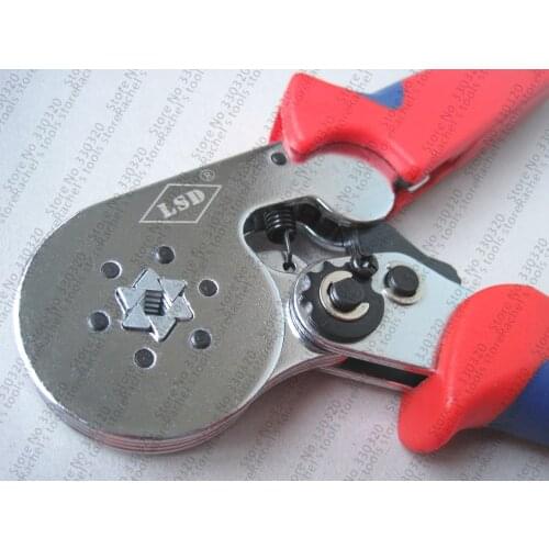 Cable ferrules crimping tool self-adjusting crimp plier for 0.25-6mm2 wire end sleeves LSC8 6-6A