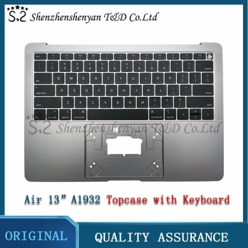 Original New A1932 PalmRest Topcase Macbook Air Retina 13.3 '' Top Case Gray Silver Gold with Keyboard A1932 2018 Year