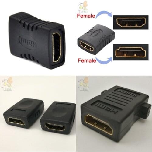 Hdmi female to hdmi female 19 pin plug connector converter 3type 1000 PCS