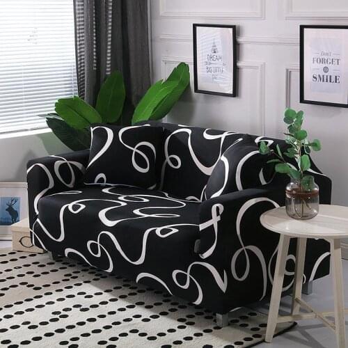 30plant printed sofa cover white for living room for pets Corner couch cover elastic stretch single sectional sofa armchair