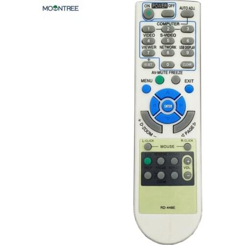 RD-448E projector remote control for NEC projector V260X+ V300X+ V260 RD-448E RD-443E LT180+ LT280 LT380 M230 RD-450C M260XC