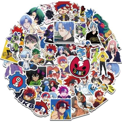 10/30/50pcs SK8 The Infinity Anime Stickers Cartoon Graffiti Kids Toys Luggage Car Phone Wall Fridge Laptop Waterproof Sticker