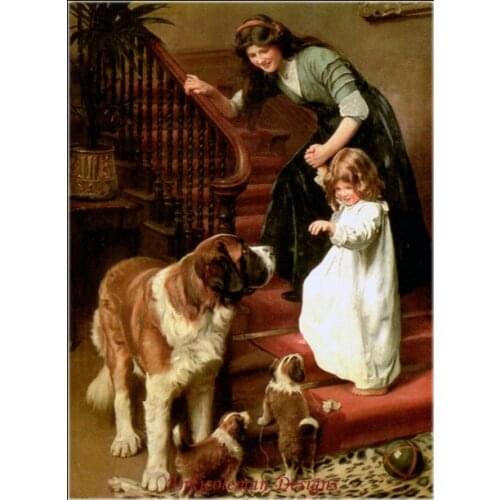 Embroidery Counted Cross Stitch Kits Needlework - Crafts 14 ct DMC Color DIY Arts Handmade Decor - Good night