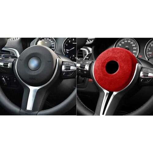 1PC For BMW F Chassis 1 2 3 4 Series Airbag Decoration Wine Red Durable