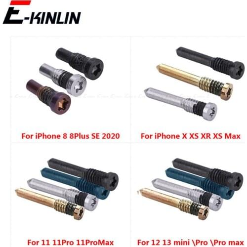 10pcs Back Cover Dock Connector Screw For iPhone 8 Plus X XR XS Max Torx 5 Star Bottom Screws Accessories