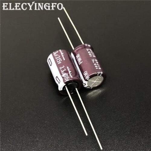 5pcs/50pcs 3.3uF 315V NICHICON PM Series 10x16mm 315V3.3uF Low Impedance Aluminum Electrolytic capacitor