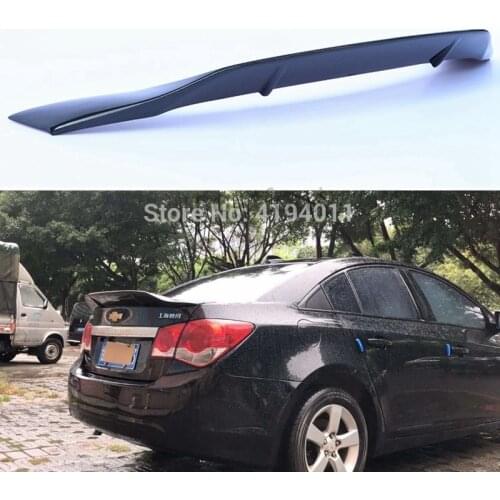 Car Styling High Quality FRP Carbon Fiber Unpainted Color Rear Spoiler Trunk Lip Wing For Chevrolet Cruze 2009-2014 Spoiler