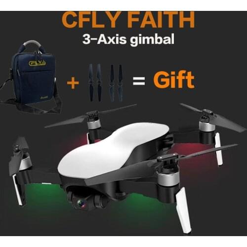C-FLY Faith 806 RC Drone Quadcopter 3-Axis gimbal 4k Camera 1km FPV distance optical flow VS EX4 X12