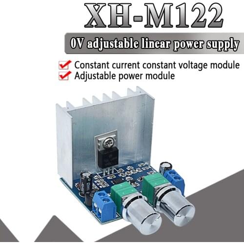 XH-M122 AC DC input TIP42C Linear power supply board Constant current constant voltage module Adjustable power module regulator