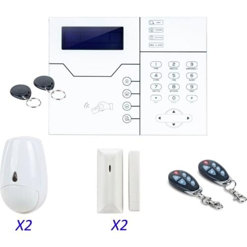 Good Quality Customerized Focus 433MHz TCP IP GSM Network Alarm System with Door Sensor and Pet PIR Motion Detector