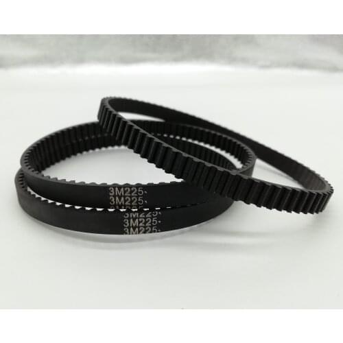 HTD 3M, Timing Belt, Closed-loop, 225mm length, 75 teeth, 6mm width