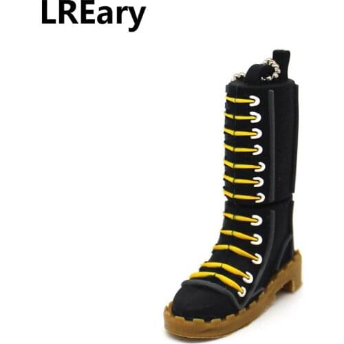 Simulation boots USB flash drive 4GB 8GB 16GB 32GB U disk Cute shoes model pendrive 128GB memoria stick 64GB pen drive cle