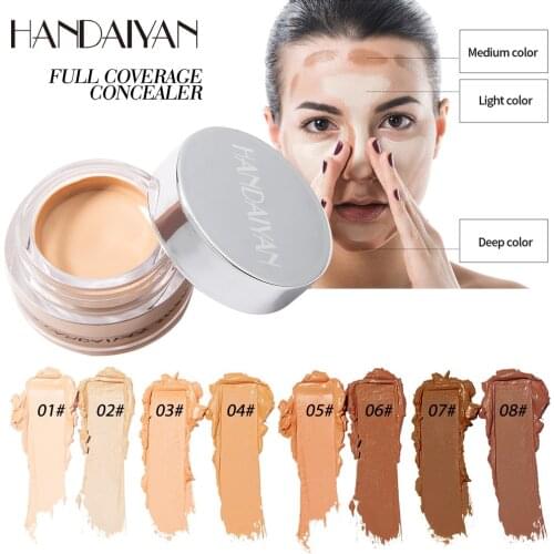 HANDAIYAN Concealer Trimming Foundation Cream Cover freckles Acne Marks Dark Circles Repairing Cream Pro Makeup