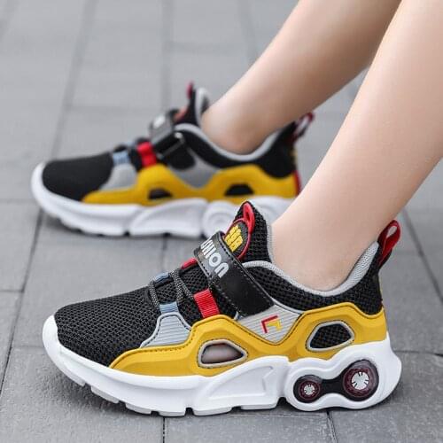 2021 Fashion Sneakers for Boys Girls Mesh Tennis Shoes Breathable Sports Running Shoes Lightweight Children Casual Walking Shoes