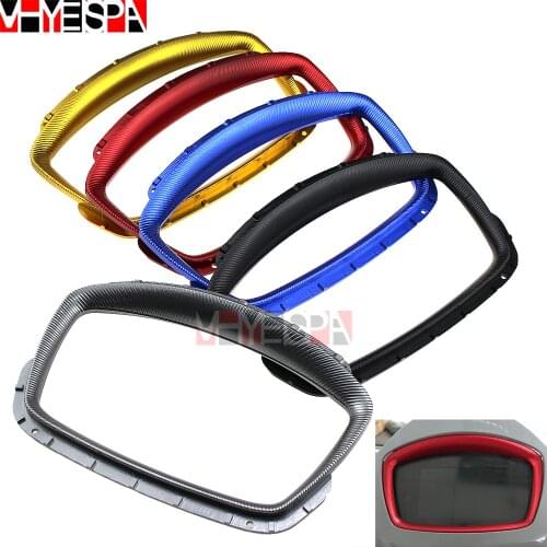 GTS Motorcycle LCD Speedometer Cover Digital Dashboard Rim CNC Aluminum Accessories for Piaggio Vespa GTS 250 300 2013-2020