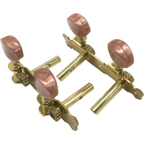 Metal Classic Mini Guitar Ukulele String Tuning Pegs Machine Heads Tuners Keys Parts 2L2R