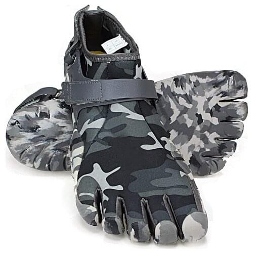 Men five fingers shoes male 5 Toe shoes outdoor camouflage elastic fabric walking trekking sneakers Mens climbing sneakers men